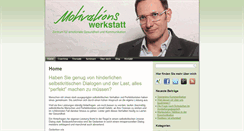 Desktop Screenshot of motivationswerkstatt.de